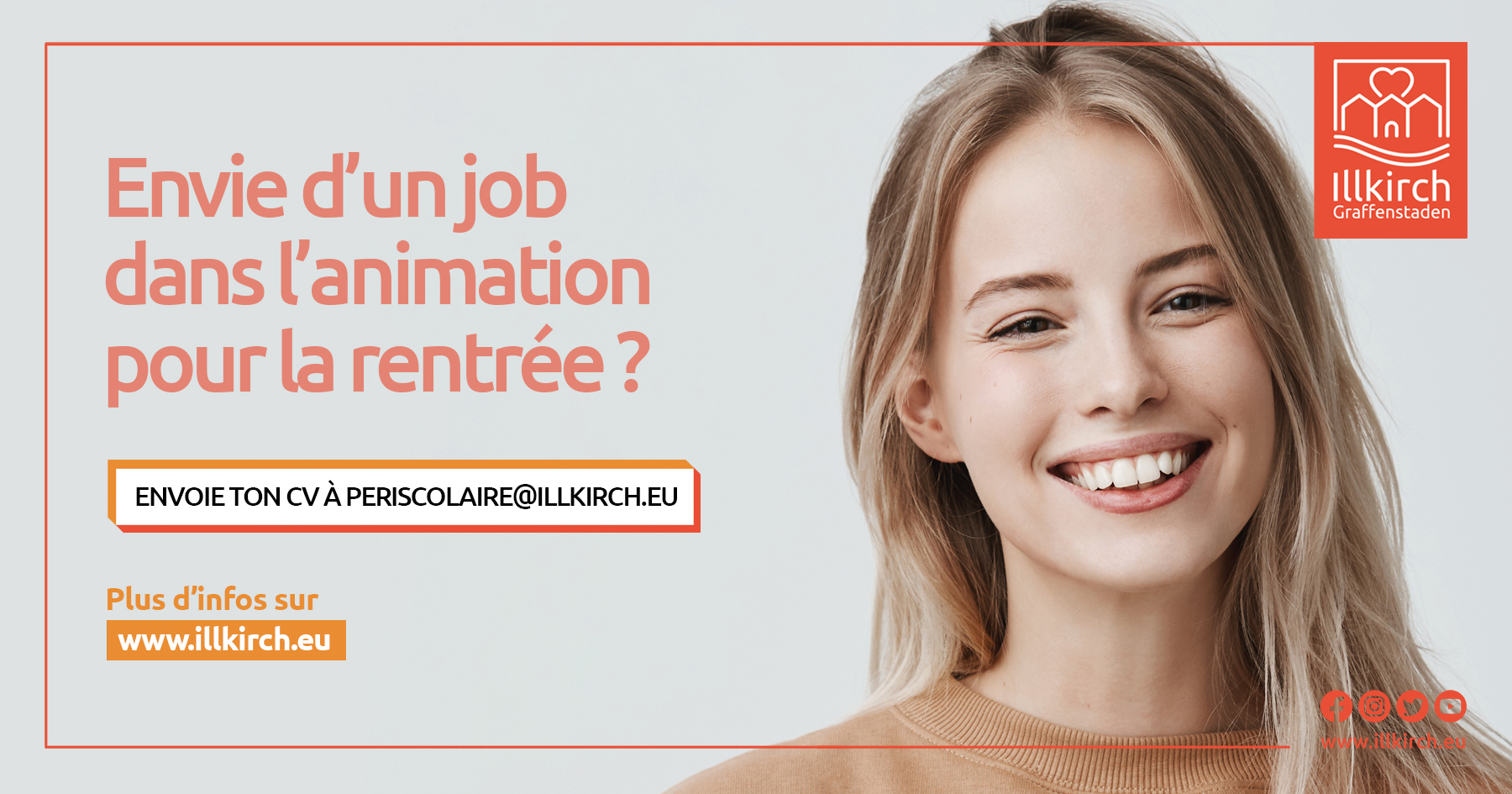 Recrutement animateurs 2023/2024 à Illkirch