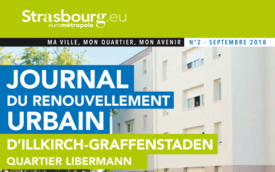 Journal du renouvellement urbain du Quartier Libermann distribué en septembre 2018