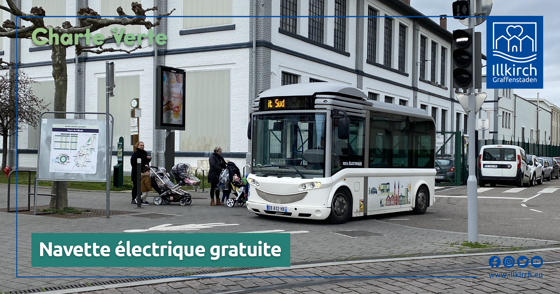 Navette électrique gratuite à Illkirch