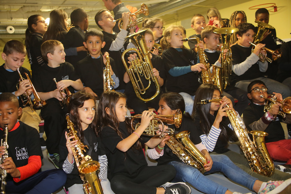 Orchestre à l'école Libermann à Illkirch-Graffenstaden