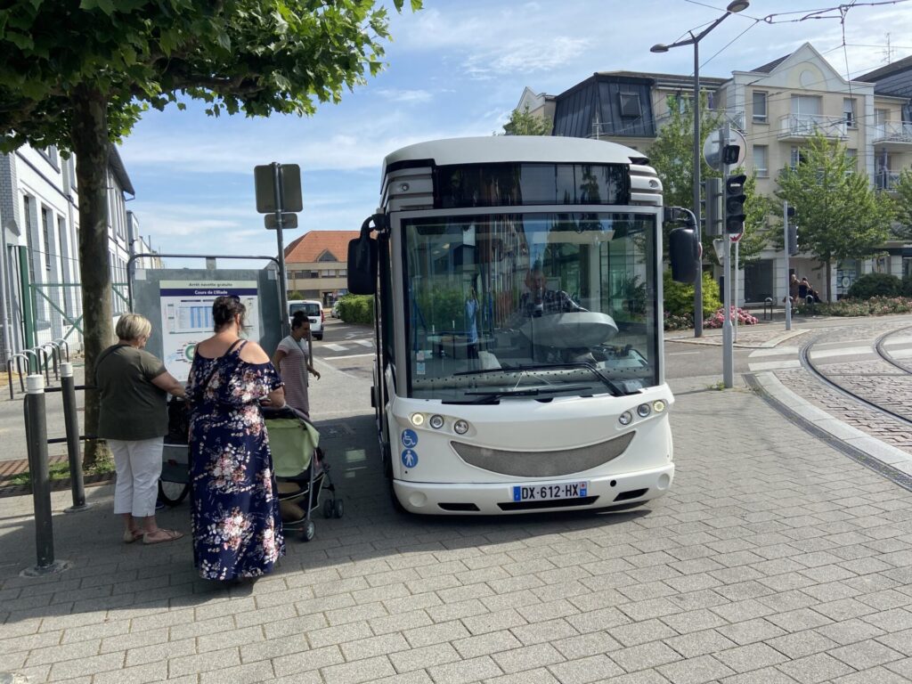 Photo d'une navette électrique