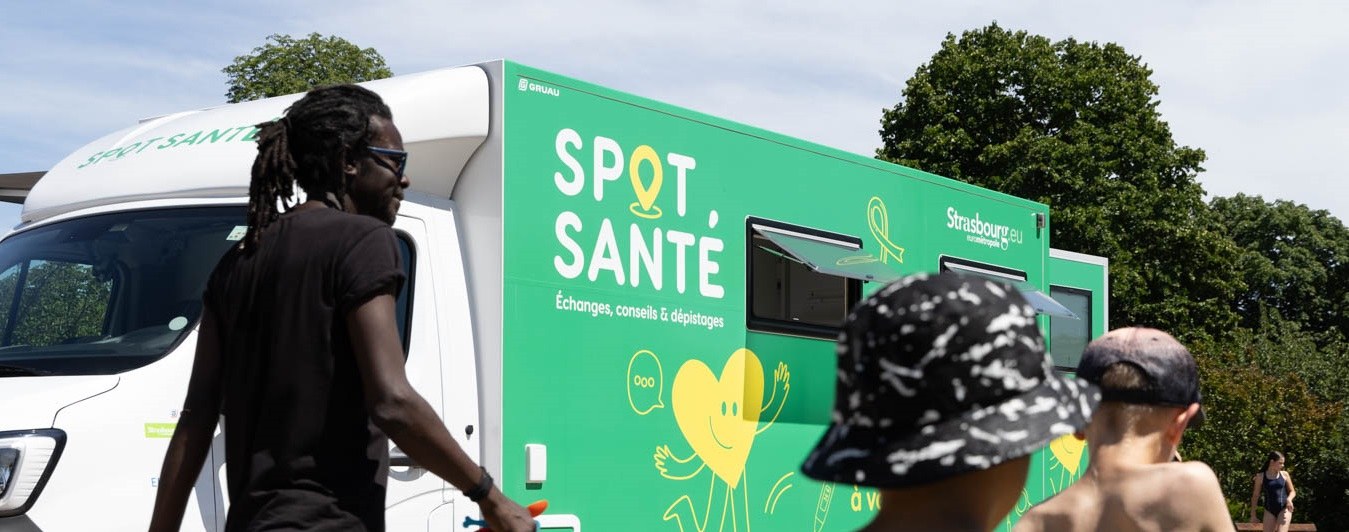 Le bus Spot Santé à votre rencontre