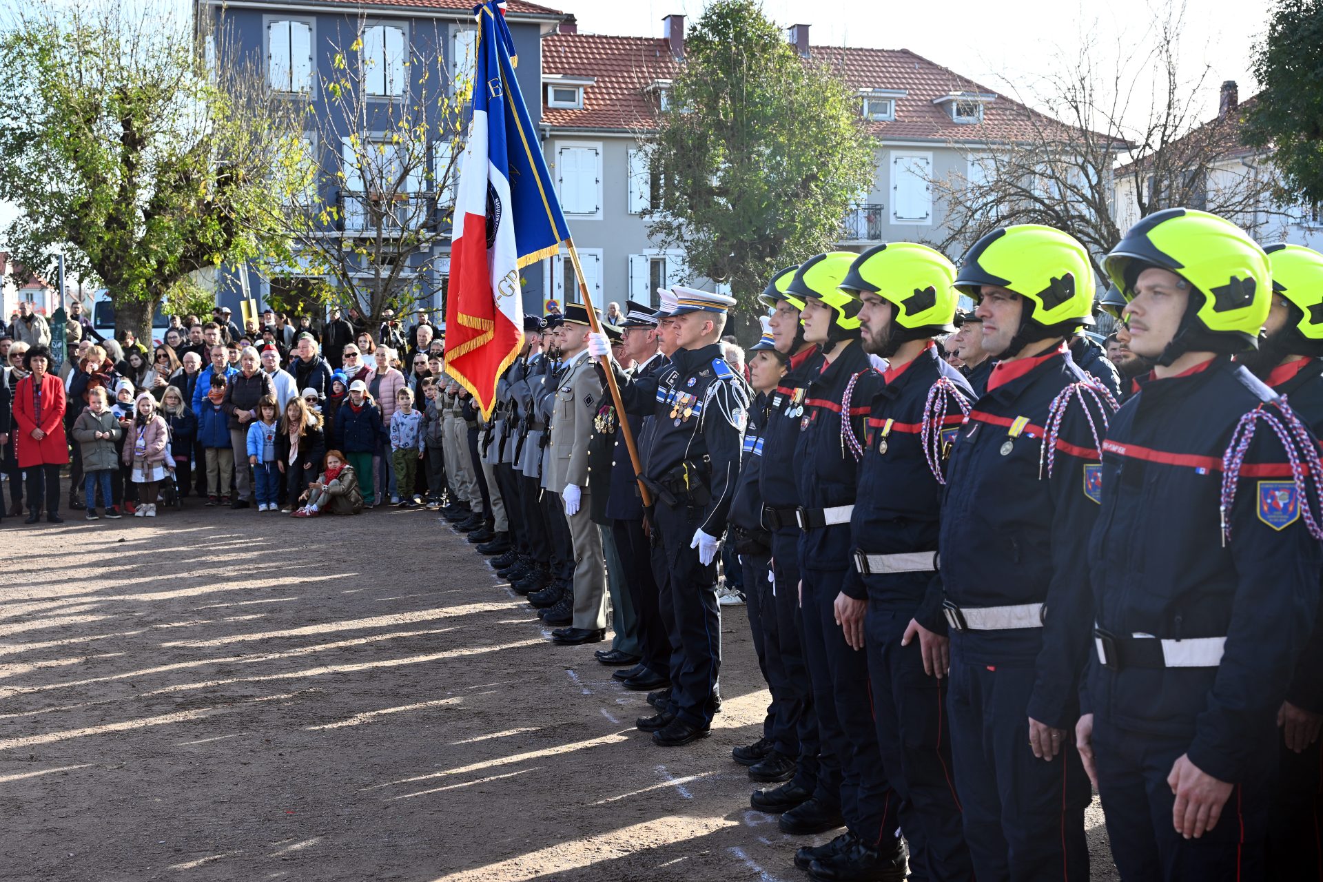 Cérémonie de l'armistice de 1918 et hommage à tous les morts pour la France
