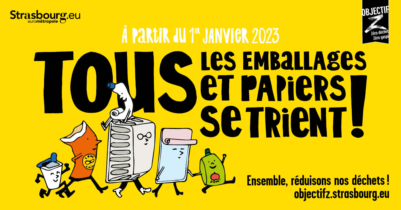 Evolution des consignes de tri