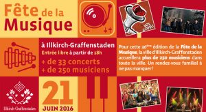 Fête de la Musique à Illkirch-Graffenstaden 2016
