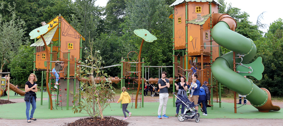 Inauguration de la nouvelle Aire de jeux Friedel à Illkirch-Graffenstaden