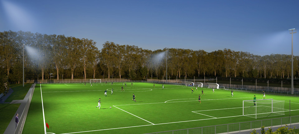 Zone sportive Schweitzer : Nouveau terrain de football synthétique